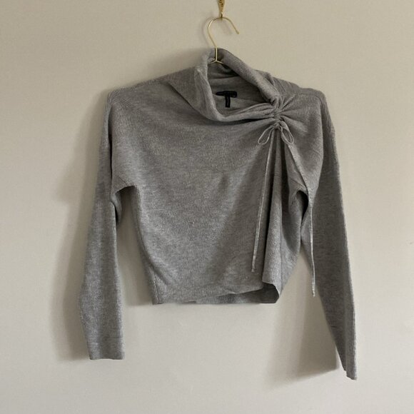 SOLD Sarah pacini Crop Funnel Neck - Picture 3 of 10